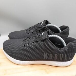 Nobull Shoes Men 11.5 Womens 13 Black Superfabric Trainers Workout‎ Gym Flaw